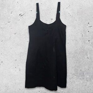 J.Crew Dress Sleeveless Soft Breathable Airy Cotton Textured Black Women's P2‎